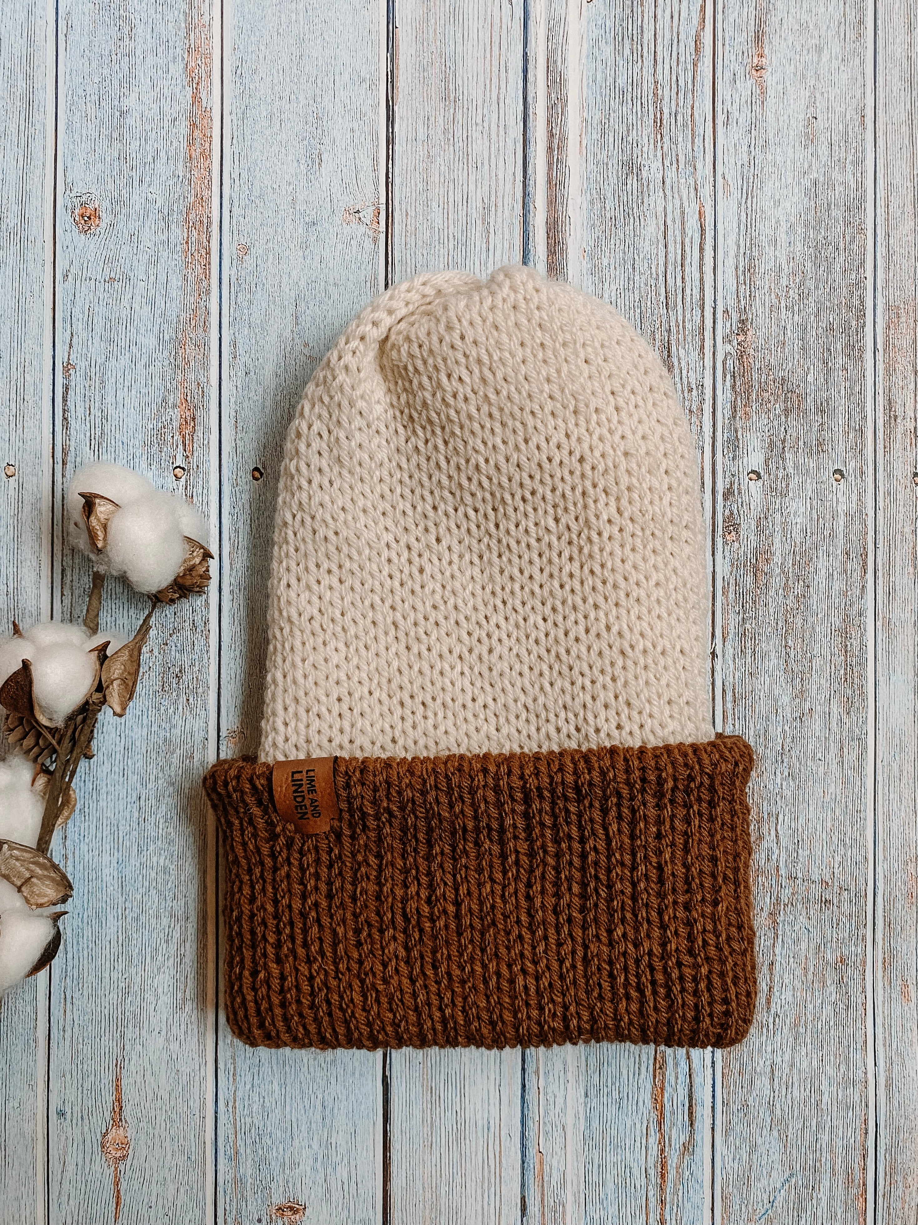 Two-Tone Black Locust Beanie