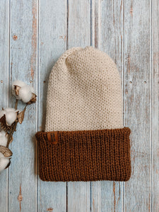 Two-Tone Black Locust Beanie